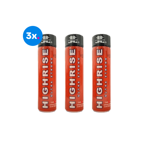 3x Highrise ultra strong Drie flessen Highrise Ultra Strong