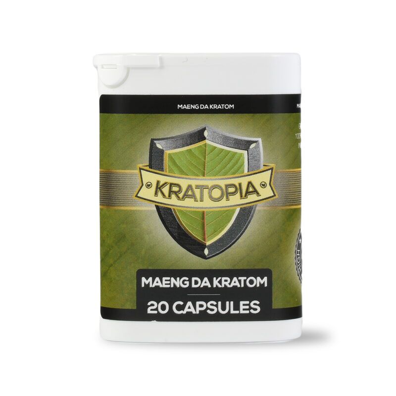 Maeng Da Kratom Black - 20 capsules Maeng Da Kratom Black - 20 capsules