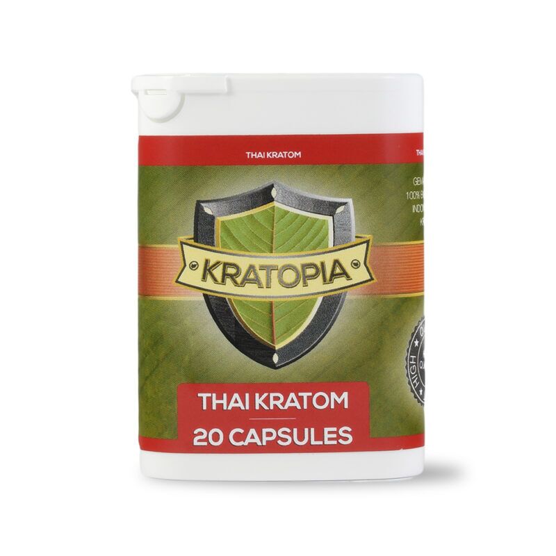 Thai Kratom Red - 20 capsules Thai Kratom Red - 20 capsules